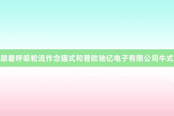 跟着呼吸轮流作念猫式和普欧驰亿电子有限公司牛式